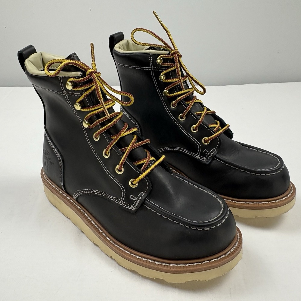 Herman Survivors Men's Oakridge 6" Steel Toe Work Boots Men's 8 Black